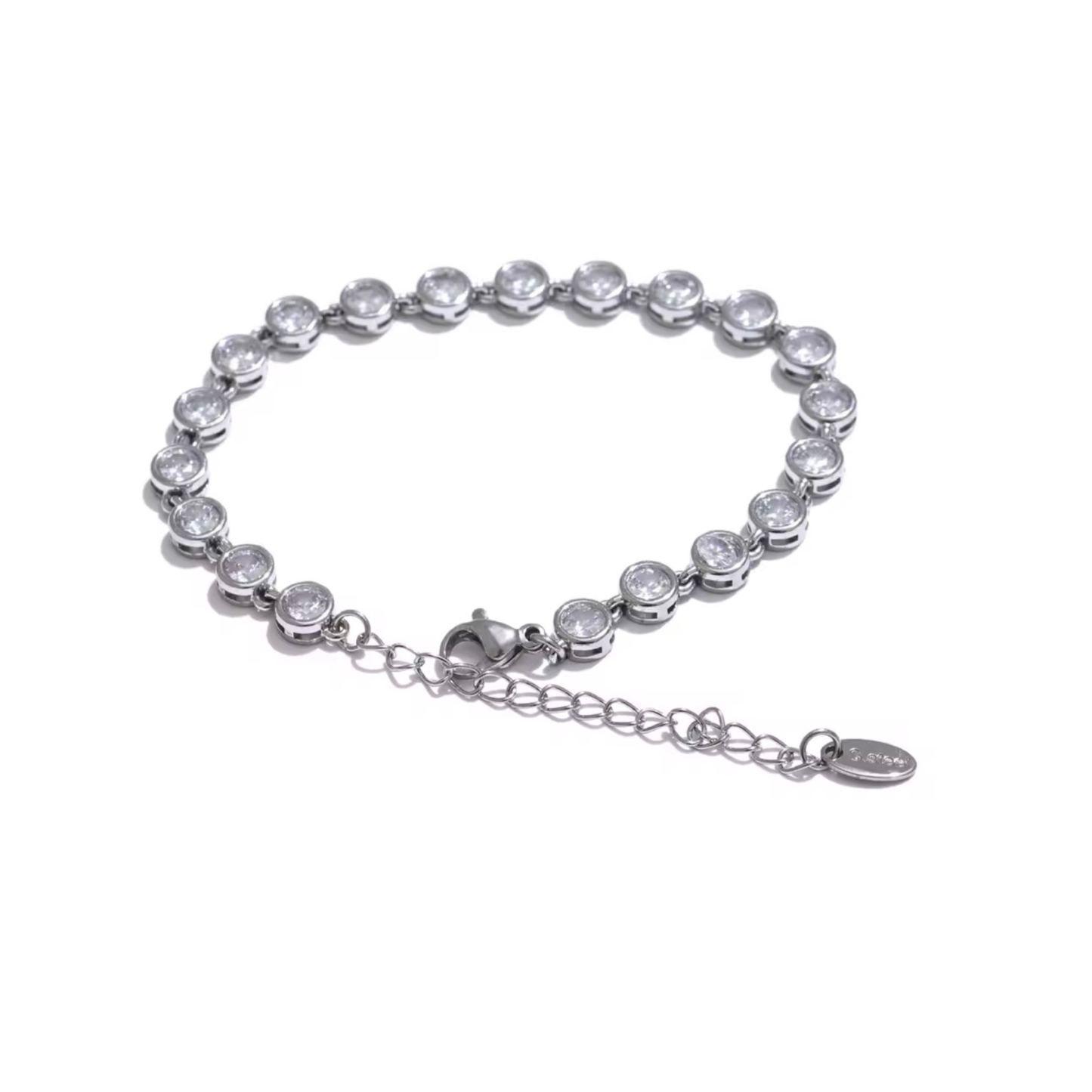 Bracelet Élysia Femme – Zircone & Or 18K | Résistant à l'eau – CLAWMEHOPE