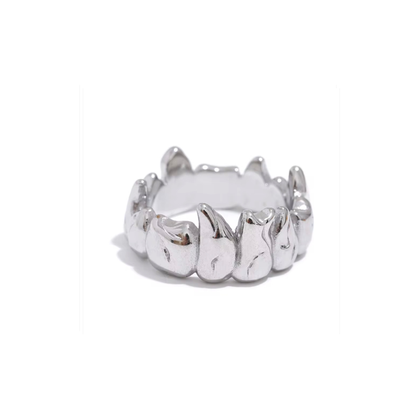 Bague Orion sculpturale dorée ou argentée | CLAWME HOPE