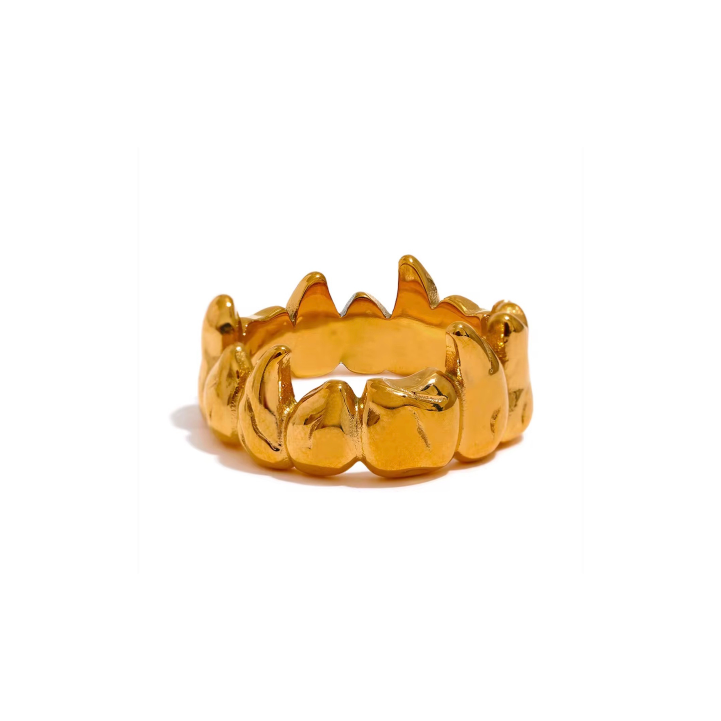 Bague Orion sculpturale dorée ou argentée | CLAWME HOPE