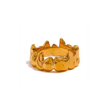 Bague Orion sculpturale dorée ou argentée | CLAWME HOPE