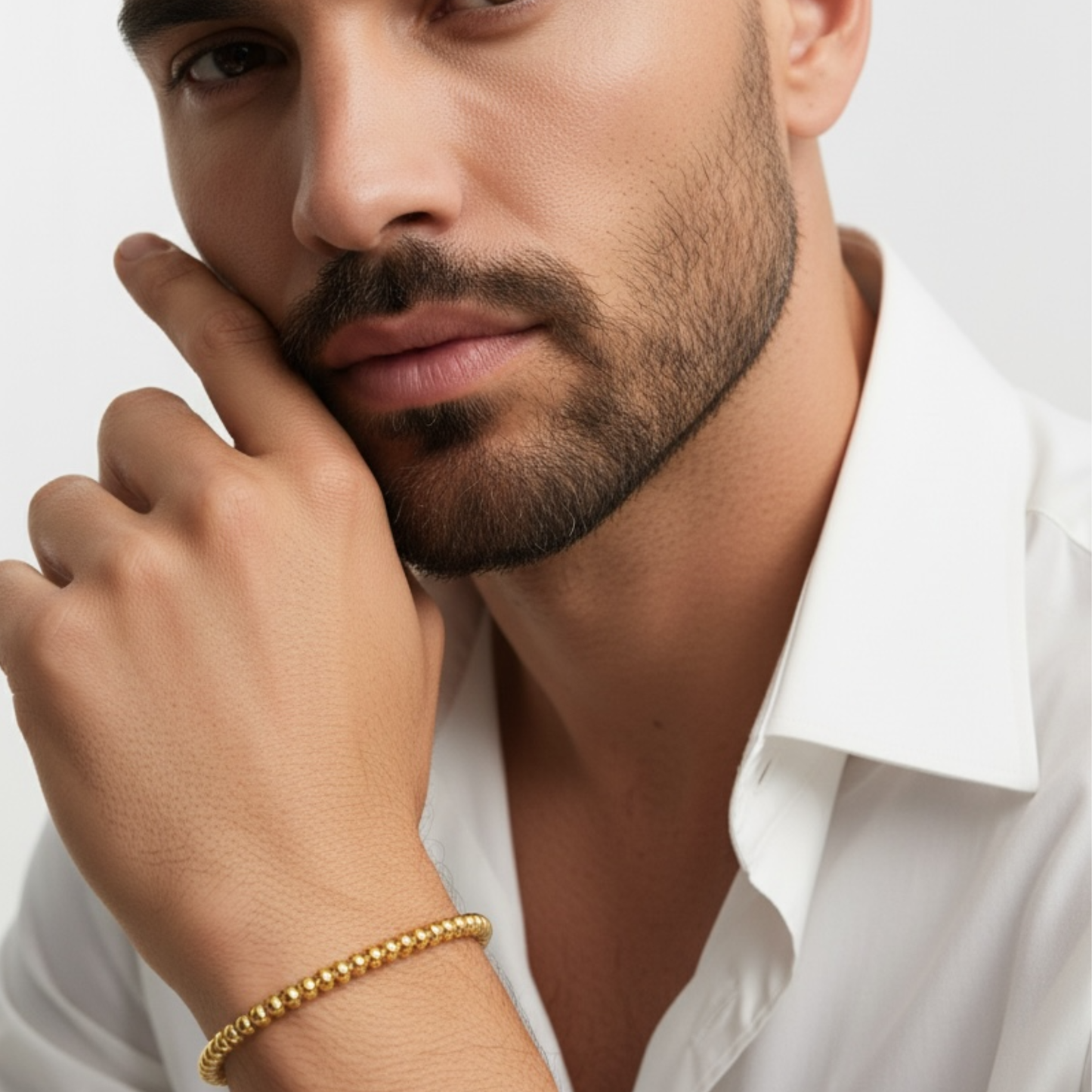 bracelet Jonc ÉLOA – Acier Inoxydable 316L, Plaqué Or 18K PVD, Waterproof, Hypoallergénique