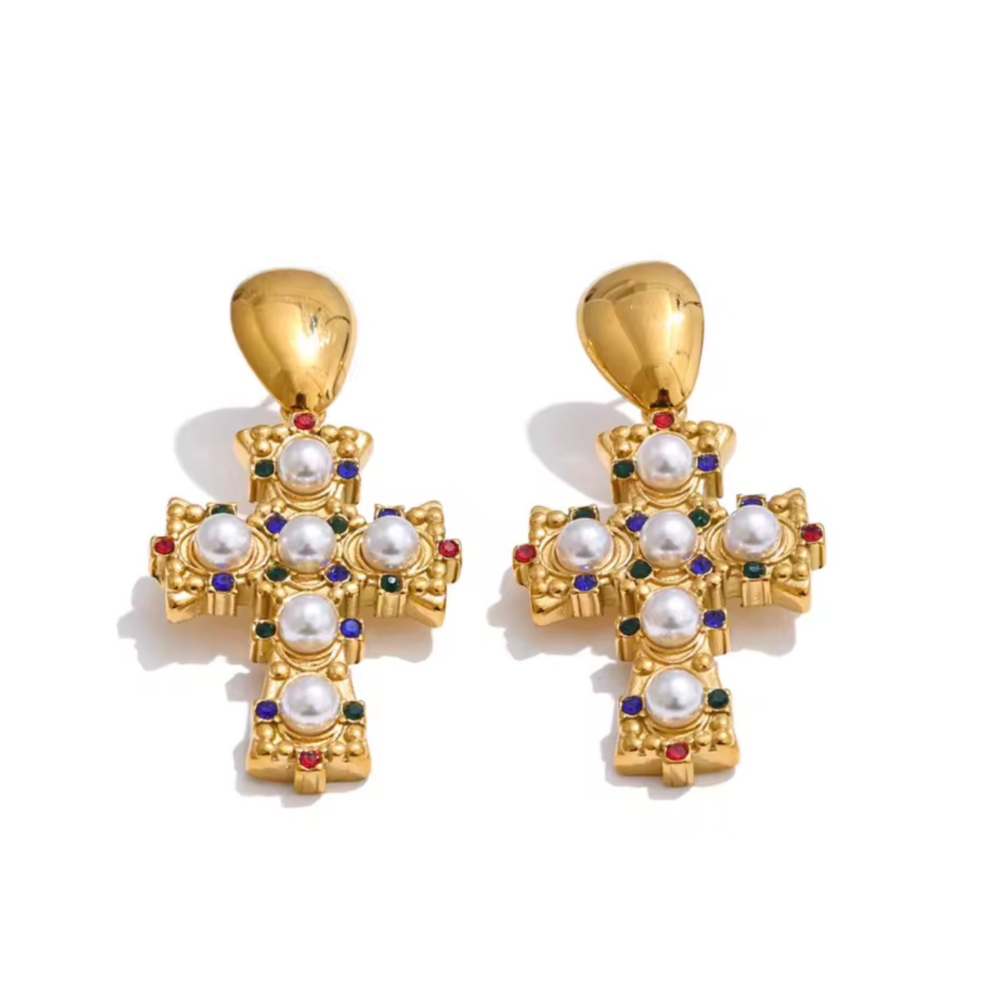 Boucles d’Oreilles VALENCIA Dorées 18K | CLAWME HOPE