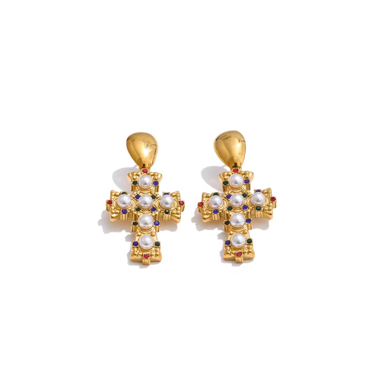 Boucles d’Oreilles VALENCIA Dorées 18K | CLAWME HOPE