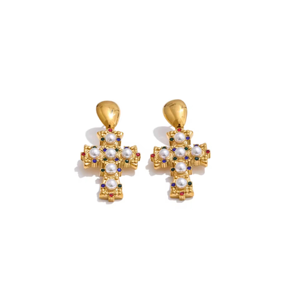 Boucles d’Oreilles VALENCIA Dorées 18K | CLAWME HOPE
