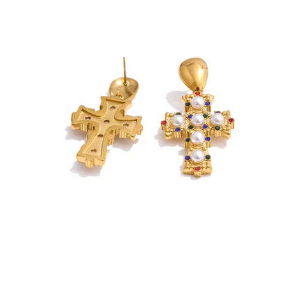 Boucles d’Oreilles VALENCIA Dorées 18K | CLAWME HOPE