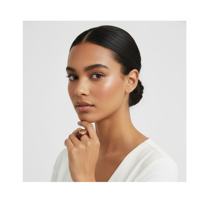 Bague Dorée Émaillée Noéra | Bijou Élégant & Contemporain – CLAWME HOPE