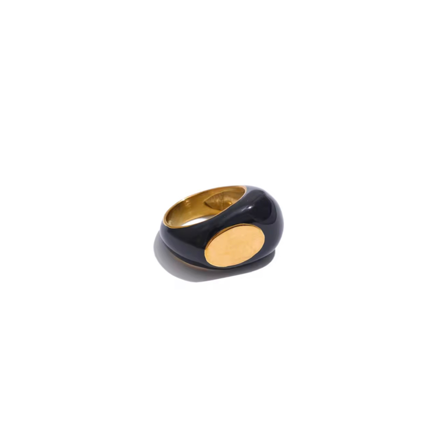 Bague Dorée Émaillée Noéra | Bijou Élégant & Contemporain – CLAWME HOPE