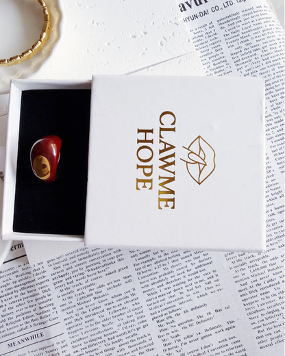 Boucles d’Oreilles Vertes Dorées Femme en Acier Inoxydable 316L – AZURA | CLAWME HOPE